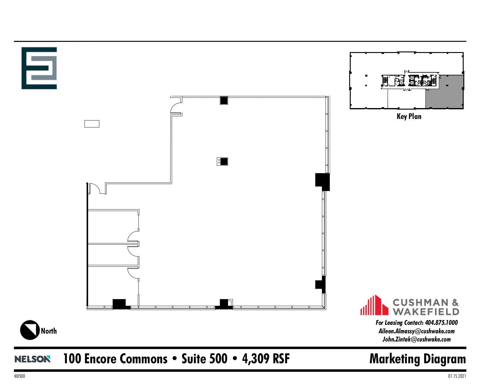 100 North Point Ctr E, Alpharetta, GA à louer Plan d’étage– Image 1 sur 1