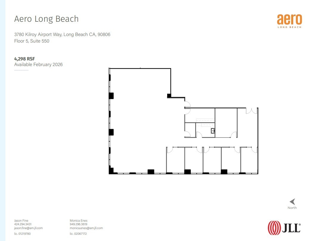 3900 Kilroy Airport Way, Long Beach, CA à louer Plan d’étage– Image 1 sur 1