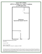 4075 E La Palma Ave, Anaheim, CA à louer Plan de site– Image 1 sur 1