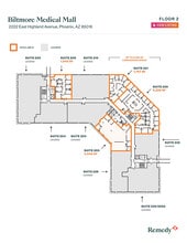 2222 E Highland Ave, Phoenix, AZ à louer Plan d’étage– Image 1 sur 1