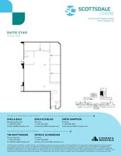 7373 N Scottsdale Rd, Scottsdale, AZ à louer Plan d’étage– Image 1 sur 1