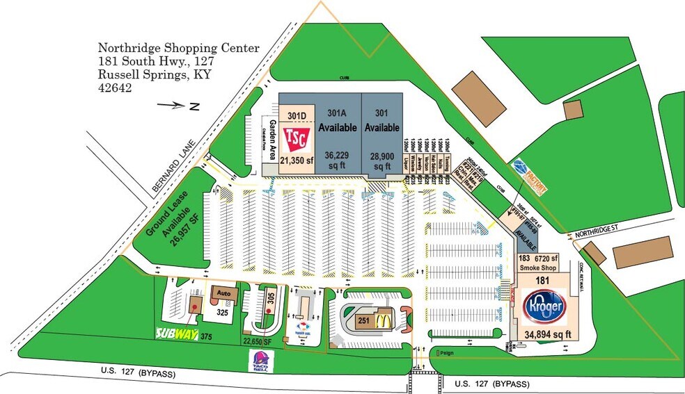 181-301 S Highway 127, Russell Springs, KY à louer - Photo de l’immeuble – Image 3 sur 9