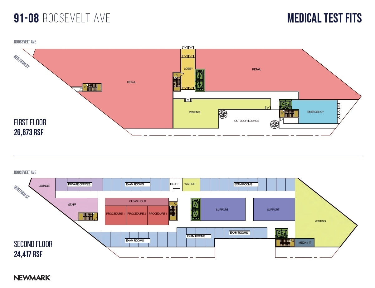 9108 Roosevelt Ave, Jackson Heights, NY à louer Plan d’étage– Image 1 sur 2