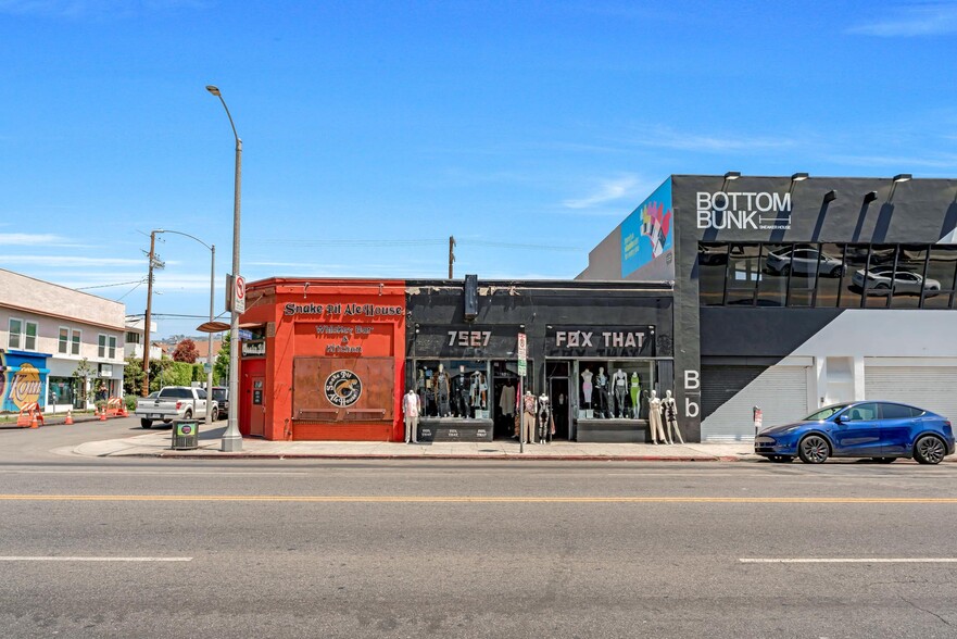 7525-7529 Melrose Ave, Los Angeles, CA à louer - Photo de l’immeuble – Image 2 sur 4