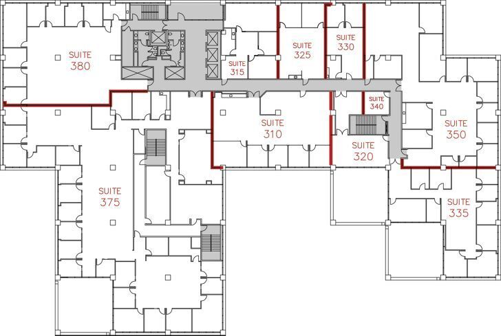 9191 Towne Centre Dr, San Diego, CA à louer Plan d’étage– Image 1 sur 1