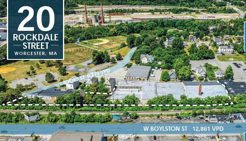 20 Rockdale St, Worcester, MA à vendre - Aérien – Image 3 sur 5