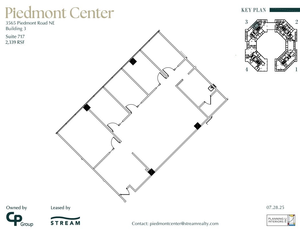 3495 Piedmont Rd NE, Atlanta, GA à louer Plan d’étage– Image 1 sur 1