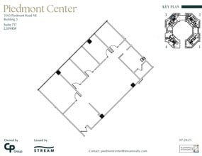 3495 Piedmont Rd NE, Atlanta, GA à louer Plan d’étage– Image 1 sur 1