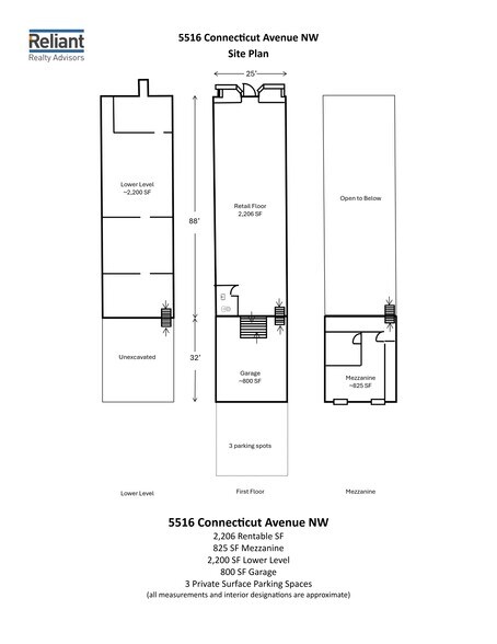 5516 Connecticut Ave NW, Washington, DC à louer - Plan de site – Image 3 sur 3