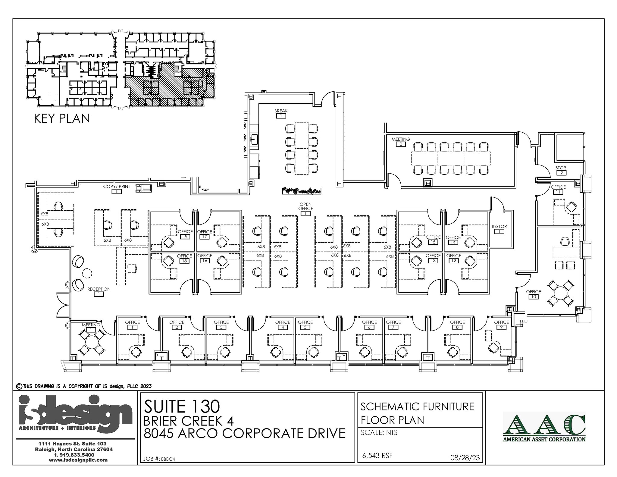 8045 Arco Corporate Dr, Raleigh, NC à louer Plan d’étage– Image 1 sur 1