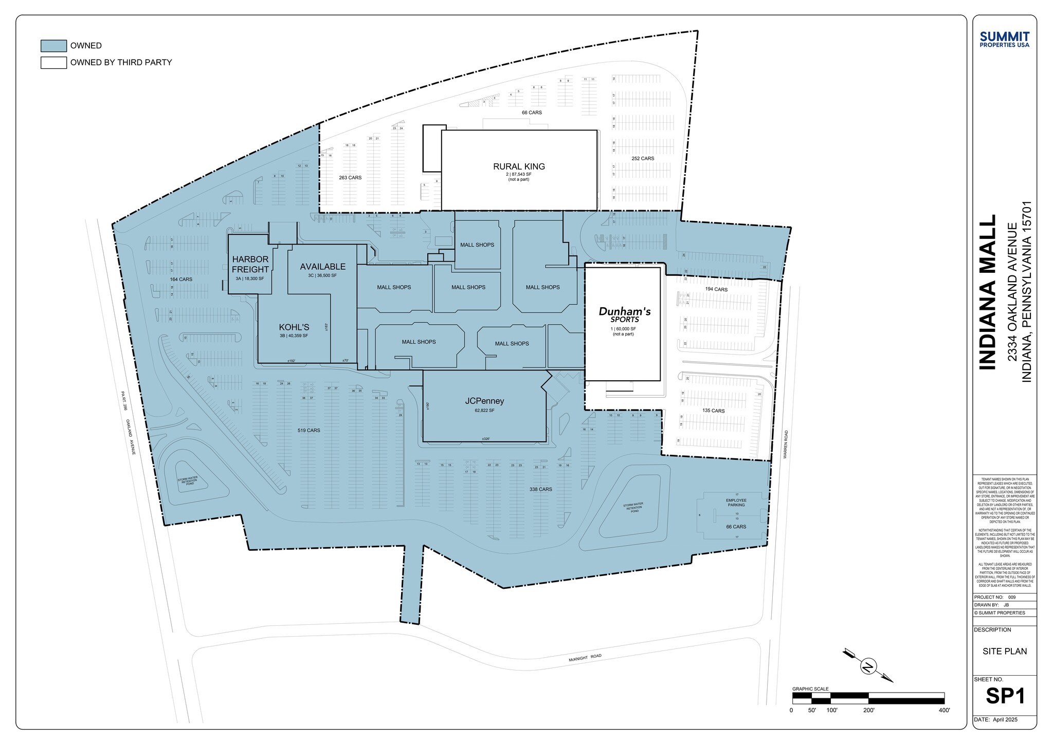 2334 Oakland Ave, Indiana, PA à louer Plan de site– Image 1 sur 1