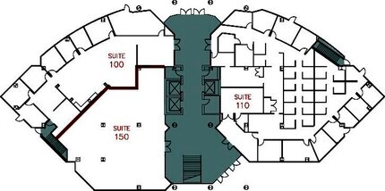 9255 Towne Centre Dr, San Diego, CA à louer Plan d’étage– Image 1 sur 1