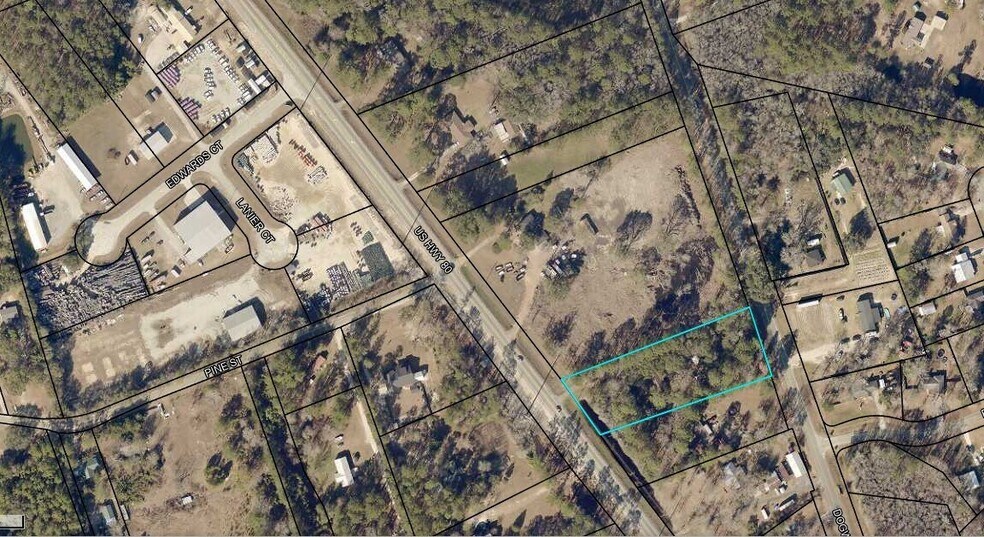 865 US Hwy 80 & 205 Dogwood Way (3.3 acres), Eden, GA à vendre - Aérien – Image 3 sur 5