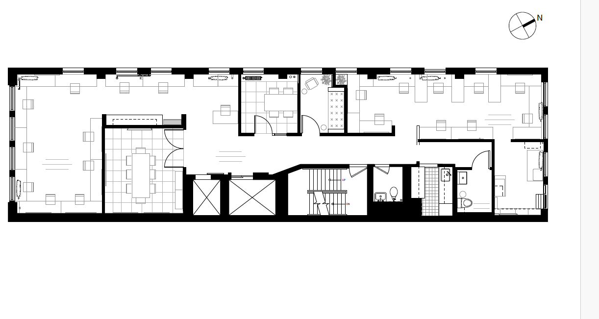 11 W 25th St, New York, NY à louer Plan d’étage– Image 1 sur 6