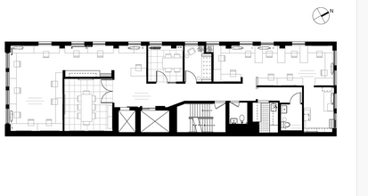 11 W 25th St, New York, NY à louer Plan d’étage– Image 1 sur 6