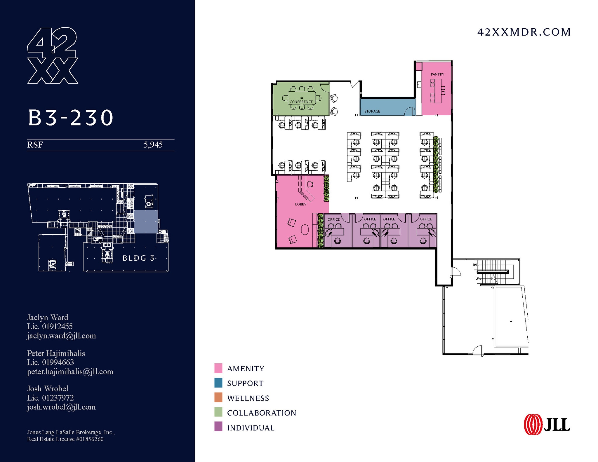 4204 Glencoe Ave, Marina del Rey, CA à louer Plan d’étage– Image 1 sur 2