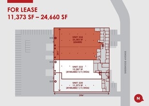 220-224 Sherwood Ave, Farmingdale, NY à louer Plan d’étage– Image 1 sur 1