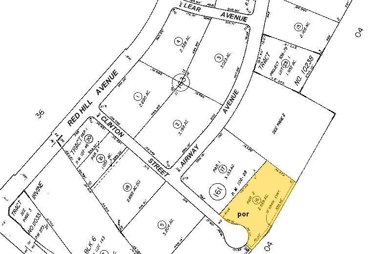 380-384 Clinton St, Costa Mesa, CA à louer - Plan cadastral – Image 2 sur 3