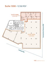 1100 Connecticut Ave NW, Washington, DC à louer Plan d’étage– Image 1 sur 7