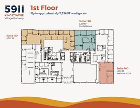 5900-5920 Kingstowne Towne Ctr, Alexandria, VA à louer Plan d’étage– Image 1 sur 1