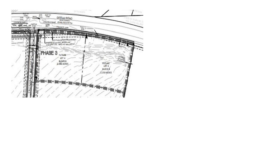 000 TBD Dessau Rd/Olympic Dr Rd, Pflugerville, TX à vendre - Plan cadastral – Image 2 sur 4