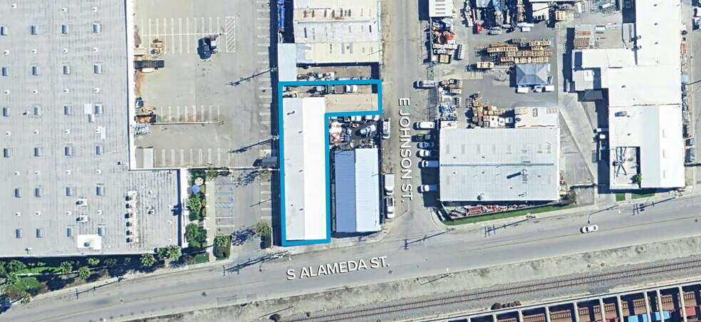 1414 S Alameda St, Compton, CA à vendre - Aérien – Image 1 sur 2