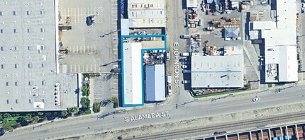 1414 S Alameda St, Compton, CA - VUE AÉRIENNE  vue de carte