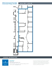 5500 Greenwood Plaza Blvd, Englewood, CO à louer Plan de site– Image 1 sur 2