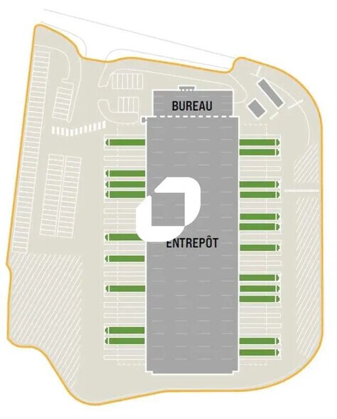 Industriel/Logistique dans Gignac-la-Nerthe à louer - Plan d’étage – Image 3 sur 3