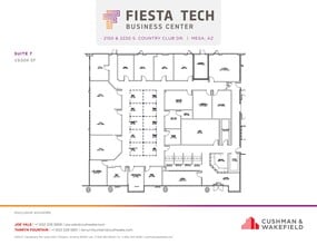 2150 S Country Club Dr, Mesa, AZ à louer Plan de site– Image 2 sur 2