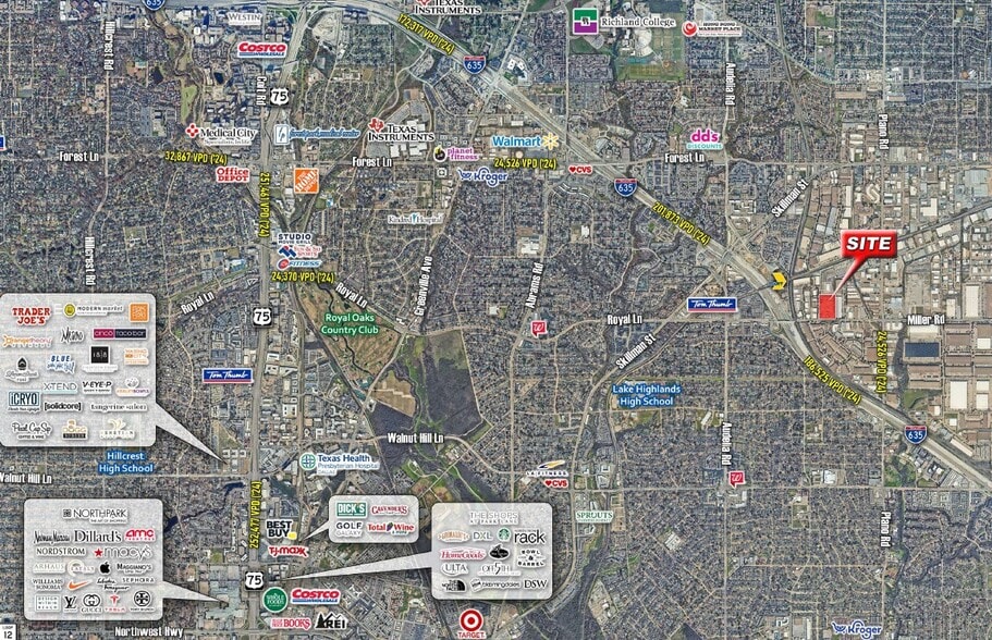 10341 Miller Rd, Dallas, TX à louer - Aérien – Image 2 sur 3
