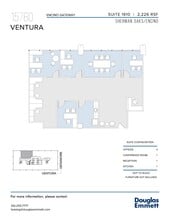 15760 Ventura Blvd, Encino, CA à louer Plan d’étage– Image 2 sur 2