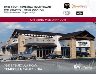 Plus de détails pour 32435 Temecula Pky, Temecula, CA - Local commercial à vendre
