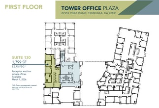 27555 Ynez Rd, Temecula, CA à louer Plan d’étage– Image 1 sur 1