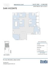 11990 San Vicente Blvd, Los Angeles, CA à louer Plan d’étage– Image 1 sur 1