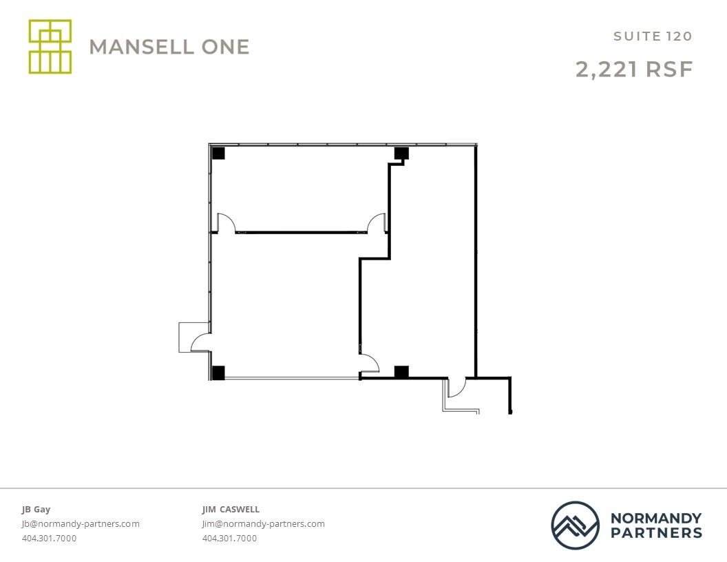 3700 Mansell Rd, Alpharetta, GA à louer Plan d’étage– Image 1 sur 1