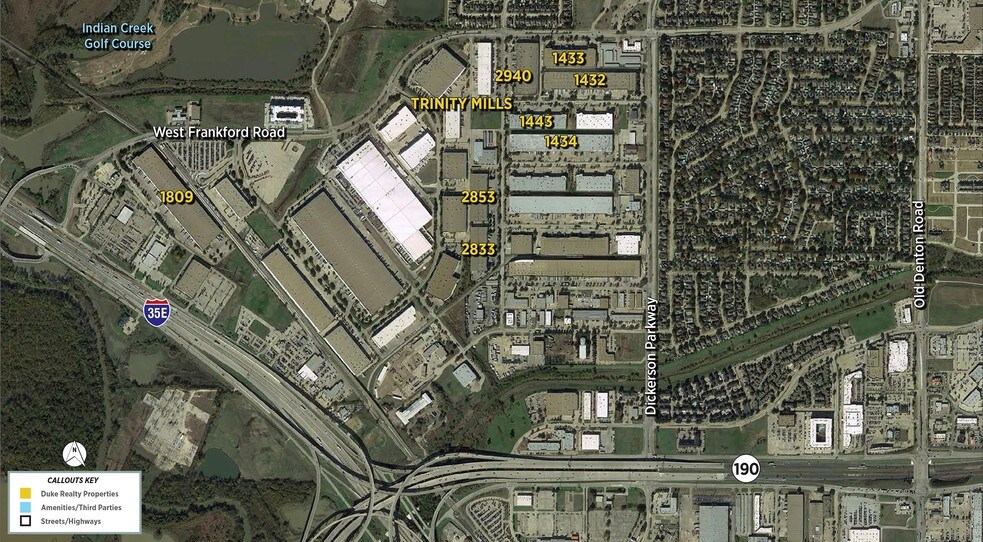 2940 Eisenhower St, Carrollton, TX à louer - Aérien – Image 2 sur 8