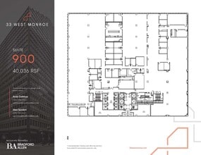 33 W Monroe St, Chicago, IL à louer Plan d’étage– Image 1 sur 1