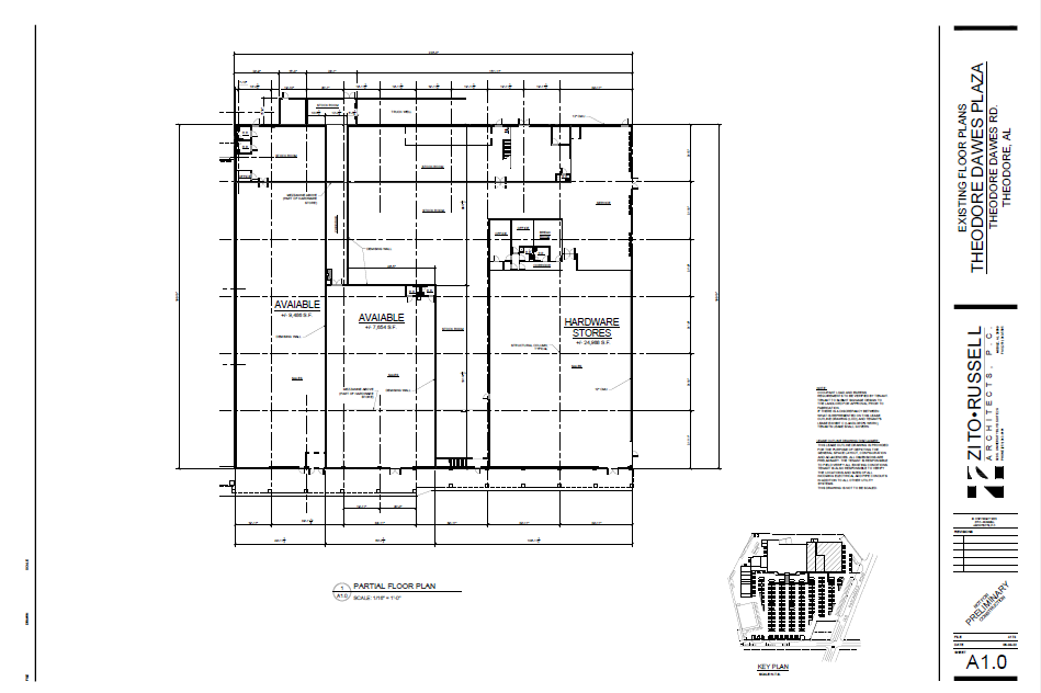 7301-7361 Theodore Dawes Rd, Theodore, AL à louer Plan d’étage– Image 1 sur 1