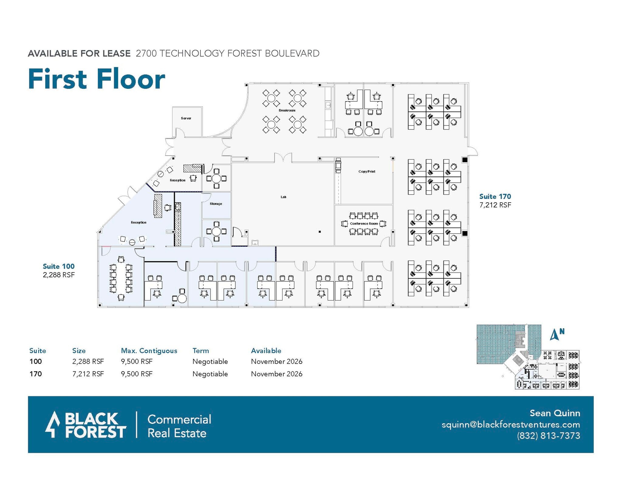 2700 Technology Forest Blvd, The Woodlands, TX à louer Plan d’étage– Image 1 sur 1