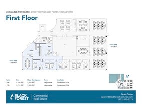 2700 Technology Forest Blvd, The Woodlands, TX à louer Plan d’étage– Image 1 sur 1