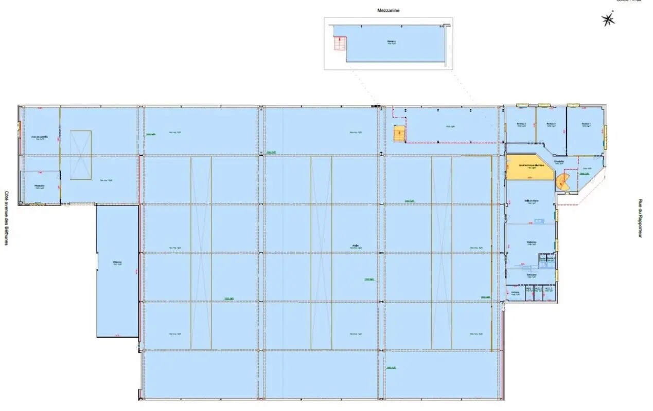 Local d'activités dans SAINT-OUEN-L'AUMONE à vendre Plan d’étage– Image 1 sur 16