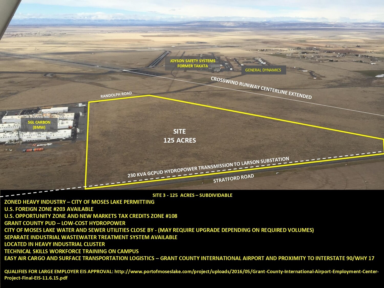 000 Stratford, Moses Lake, WA à vendre Aérien– Image 1 sur 3