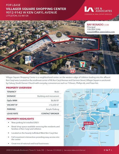 9012-9142 W Ken Caryl Ave, Littleton, CO à louer - Photo de l’immeuble – Image 2 sur 8