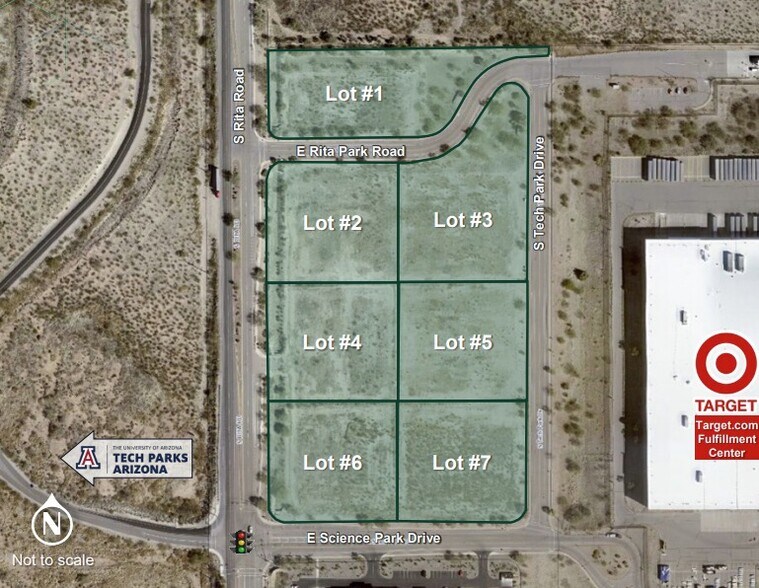 S Rita Rd, Tucson, AZ à vendre - Aérien – Image 2 sur 4