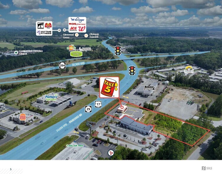 5907 Ogeechee Rd, Savannah, GA à vendre - Photo de l’immeuble – Image 3 sur 12
