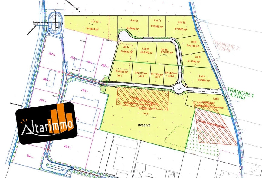 Terrain dans Pierres à vendre - Plan d’étage – Image 3 sur 3