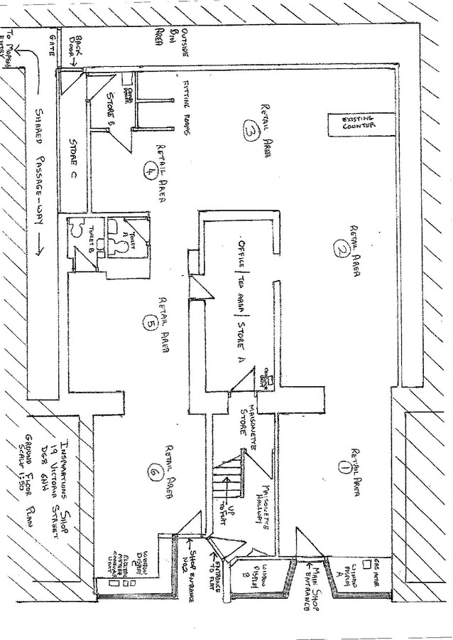 19-27 Victoria St, Newton Stewart, DGY DG8 6NL - Lot 19-21 -  - Plan d’étage - Image 1 of 4