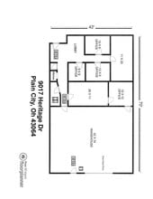 9017-9019 Heritage Dr, Plain City, OH à louer Plan de site– Image 1 sur 2