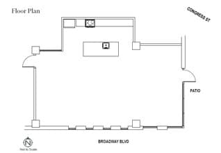 350 E Congress St, Tucson, AZ à louer Plan d’étage– Image 1 sur 2